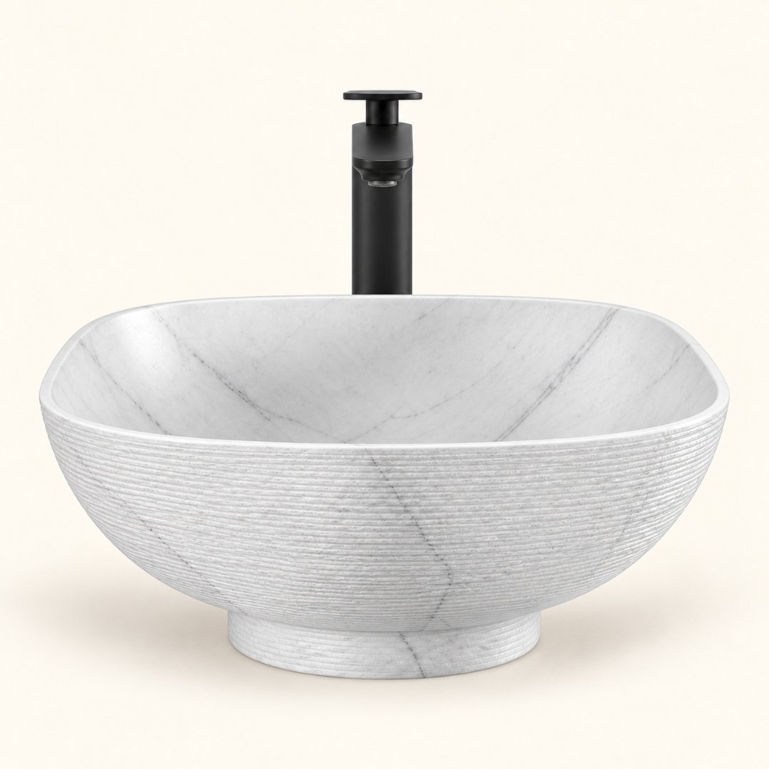 ERA SQUARE - 002, table top basin (view 3)